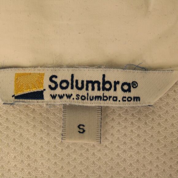 Solumbra Full Zip Sun Precautions Full Zip Jacket Small White  SZ S - Picture 4 of 12